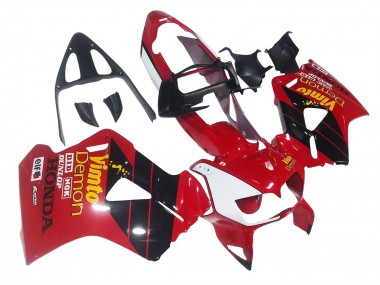Acquista Carena Moto Honda VFR 800 1998-2001 - Rosso Bianco Nero Lucido Vimto