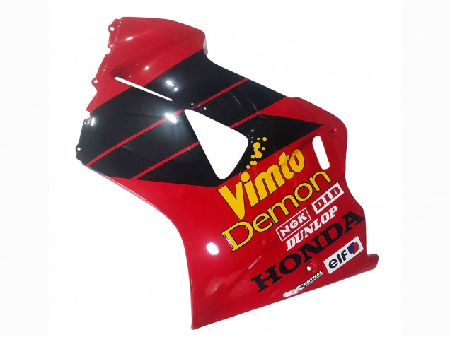 Acquista Carena Moto Honda VFR 800 1998-2001 - Rosso Bianco Nero Lucido Vimto