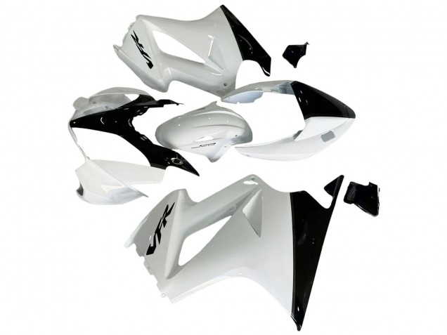 Acquista Carena Moto Honda VFR 800 2002-2013 - Bianco Perla Nero Lucido Decal