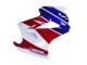 Acquista Carena Moto Honda VFR 800 2002-2013 - Bianco Rosso Blu Motul