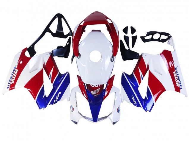 Acquista Carena Moto Honda VFR 800 2002-2013 - Bianco Rosso Blu Motul