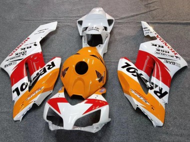 Acquista Carena Moto Honda CBR1000RR 2004-2005 - Bianco Arancia Nero Rosso Repsol