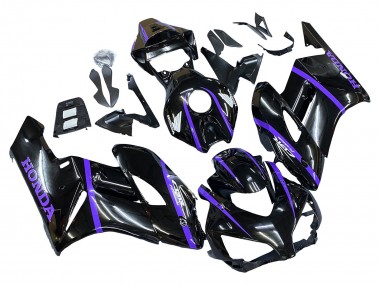 Acquista Carena Moto Honda CBR1000RR 2004-2005 - Nero Lucido Viola Banda