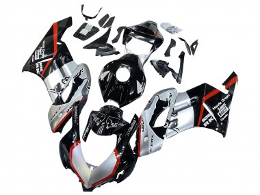 Acquista Carena Moto Honda CBR1000RR 2004-2005 - Argento Nero Lucido Rosso Banda
