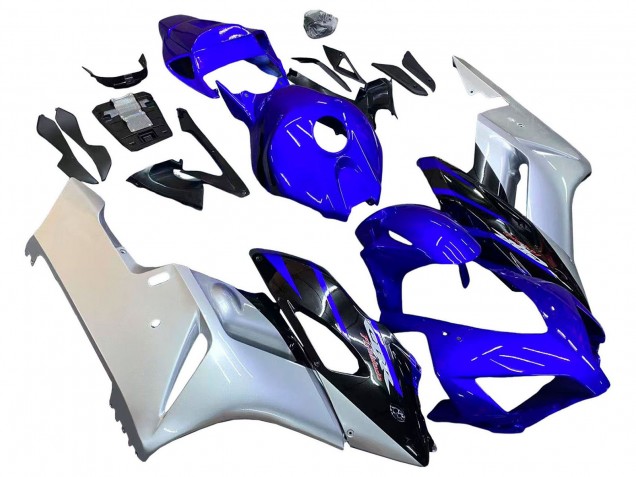 Acquista Carena Moto Honda CBR1000RR 2004-2005 - Argento Blu Nero Lucido