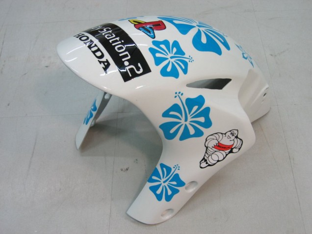 Acquista Carena Moto Honda CBR1000RR 2004-2005 - Bianco Blu Nevicare Nastro Azzurro 46
