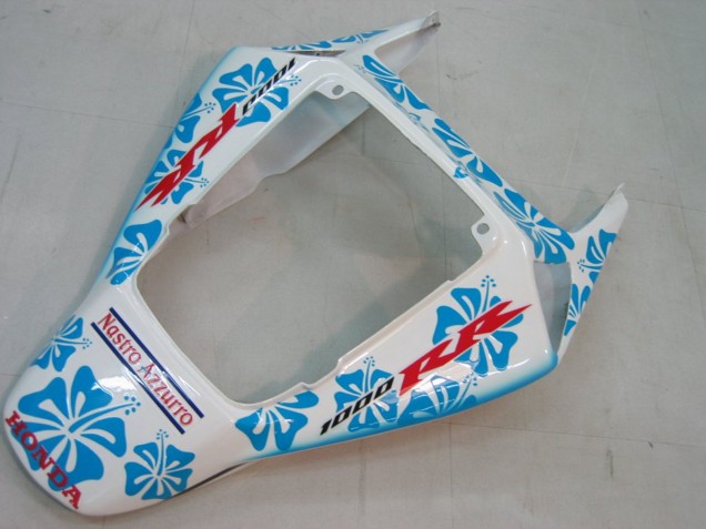 Acquista Carena Moto Honda CBR1000RR 2004-2005 - Bianco Blu Nevicare Nastro Azzurro 46