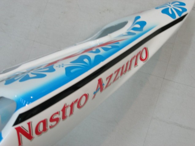 Acquista Carena Moto Honda CBR1000RR 2004-2005 - Bianco Blu Nevicare Nastro Azzurro 46