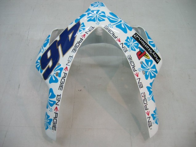 Acquista Carena Moto Honda CBR1000RR 2004-2005 - Bianco Blu Nevicare Nastro Azzurro 46