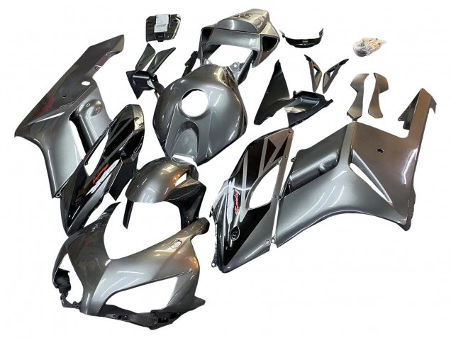 Acquista Carena Moto Honda CBR1000RR 2004-2005 - Argento Nero Lucido