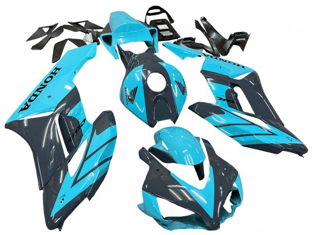 Acquista Carena Moto Honda CBR1000RR 2004-2005 - Azzurro Chiaro Nero Lucido