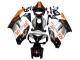 Acquista Carena Moto Honda CBR1000RR 2004-2005 - Arancia Argento Nero Lucido Repsol