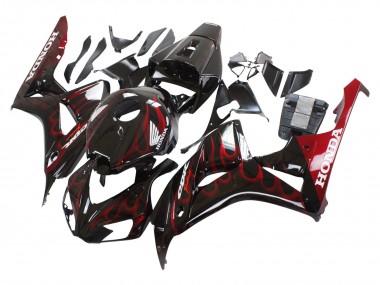 Acquista Carena Moto Honda CBR1000RR 2006-2007 - Nero Lucido Rosso Fiamma