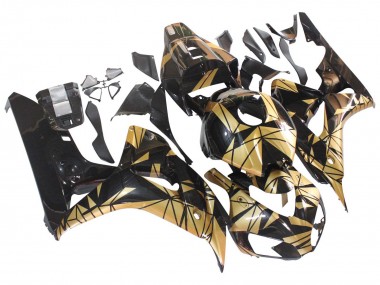 Acquista Carena Moto Honda CBR1000RR 2006-2007 - Oro Nero Lucido