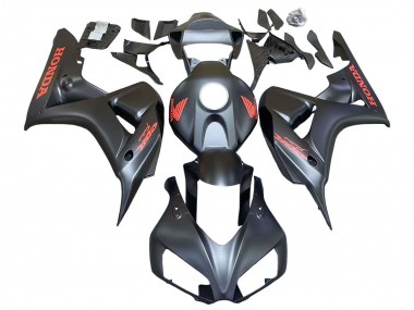 Acquista Carena Moto Honda CBR1000RR 2006-2007 - Nero Opaco Rosso Decals