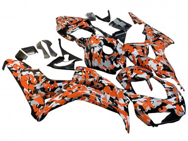 Acquista Carena Moto Honda CBR1000RR 2006-2007 - Nero Arancia Argento Camouflage