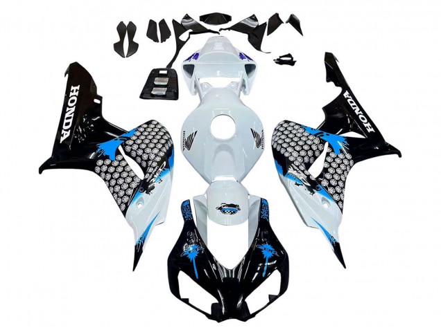Acquista Carena Moto Honda CBR1000RR 2006-2007 - Bianco Blu Nero Lucido