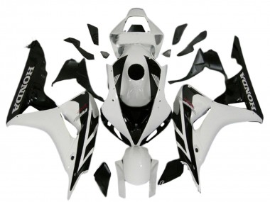 Acquista Kit Carena Moto Honda CBR1000RR 2006-2007 - Bianco Nero Lucido