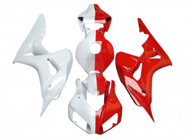 Acquista Carena Moto Honda CBR1000RR 2006-2007 - Bianco Rosso Diviso