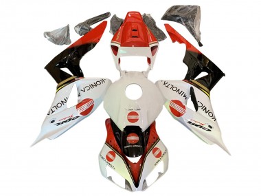 Acquista Carena Moto Honda CBR1000RR 2006-2007 - Bianco Rosso Nero Lucido Konica Minolta