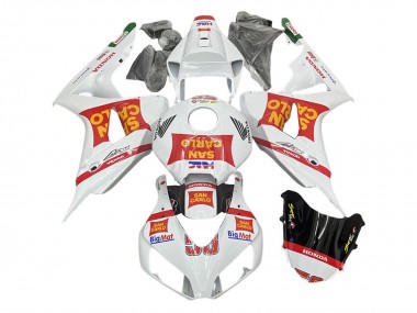 Acquista Carena Moto Honda CBR1000RR 2006-2007 - Bianco Rosso San Carlo
