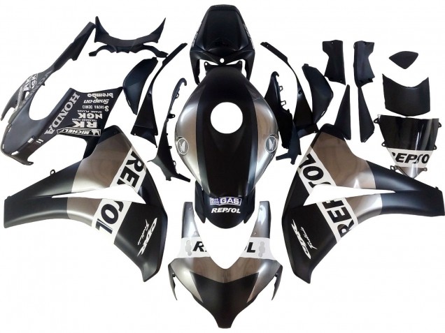 Acquista Carena Moto Honda CBR1000RR 2008-2011 - Argento Nero Opaco Repsol