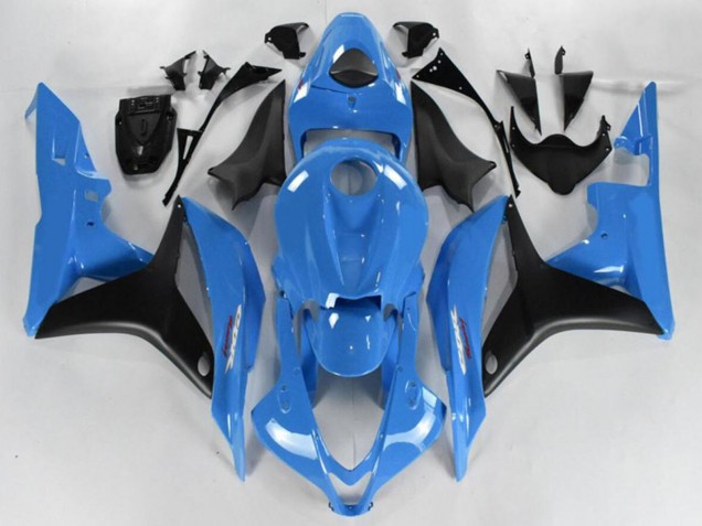 Acquista Carena Moto Honda CBR600RR 2007-2008 - Azzurro Chiaro Nero Lucido