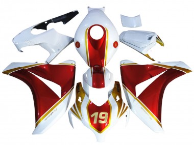 Acquista Carena Moto Honda CBR1000RR 2008-2011 - Bianco Rosso Oro 19