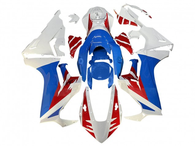 Acquista Kit Carena Moto ABS Honda CBR1000RR 2017-2023 - Bianco Rosso Blu