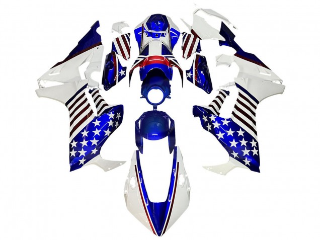 Acquista Carena Moto Honda CBR1000RR 2017-2023 - Bianco Blu Rosso Stella