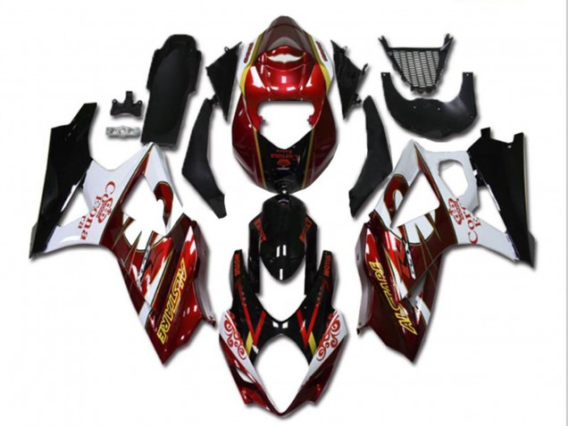Acquista Carena Moto Suzuki GSXR 1000 2007-2008 - Rosso Bianco Nero Corona