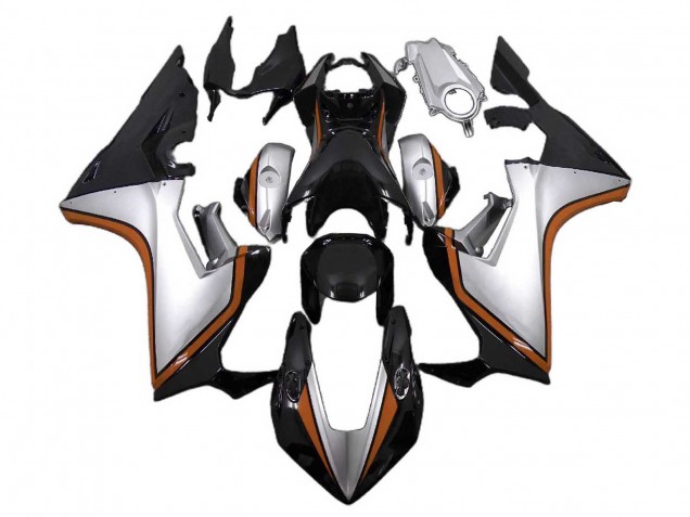 Acquista Carena Moto Honda CBR1000RR 2017-2023 - Argento Arancia Nero Lucido