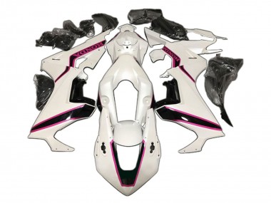 Acquista Carena Moto Honda CBR1000RR 2017-2023 - Bianco Rosa Nero Lucido