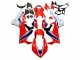 Acquista Kit Carena Moto Honda CBR1000RR 2017-2023 - Bianco Rosso Blu
