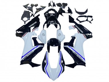 Acquista Kit Carena Moto Honda CBR1000RR 2017-2023 - Bianco Blu Nero Lucido