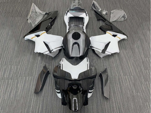 Acquista Carena Moto Honda CBR600RR 2003-2004 - Bianco Nero Lucido Nero Opaco