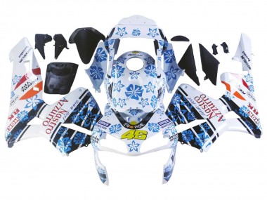 Acquista Carena Moto Honda CBR600RR 2003-2004 - Bianco Blu Rosso Nastro Azzurro 46
