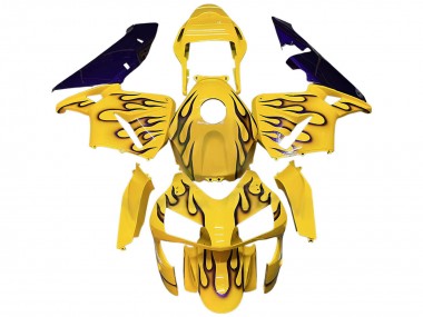 Acquista Carena Moto Honda CBR600RR 2003-2004 - Giallo Nero Fiamma