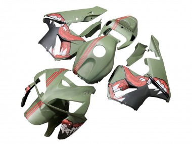 Acquista Carena Moto Honda CBR600RR 2005-2006 - Verde Rosso Squalo