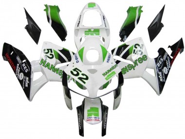 Acquista Carena Moto Honda CBR600RR 2005-2006 - Verde Bianco Nero Hannspree 52