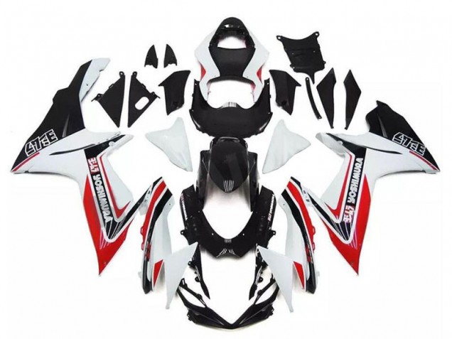 Acquista Carena Moto Suzuki GSXR 600/750 2011-2024 - Bianco Rosso Nero Alstare
