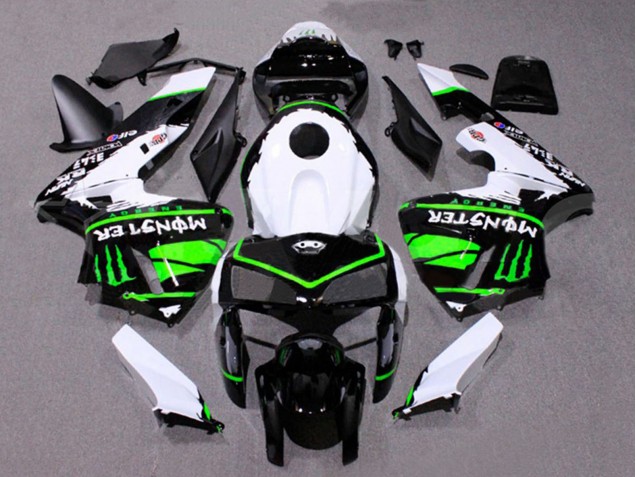 Acquista Carena Moto Honda CBR600RR 2005-2006 - Bianco Nero Verde Mostro
