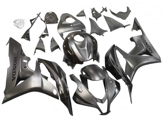 Acquista Carena Moto Honda CBR600RR 2007-2008 - Argento Nero Lucido