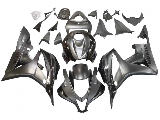 Acquista Carena Moto Honda CBR600RR 2007-2008 - Argento Nero Lucido