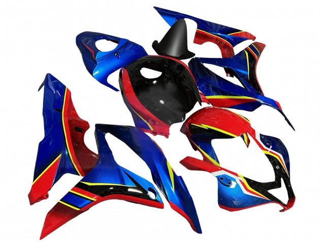 Acquista Carena Moto Honda CBR600RR 2007-2008 - Blu Rosso Giallo Nero Lucido