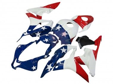 Acquista Carena Moto Honda CBR600RR 2007-2008 - Bianco Blu Rosso Stella