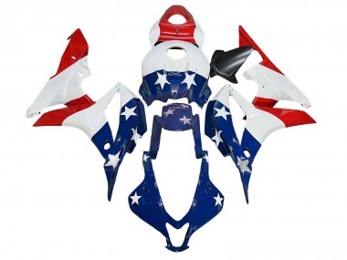 Acquista Carena Moto Honda CBR600RR 2007-2008 - Bianco Blu Rosso Stella