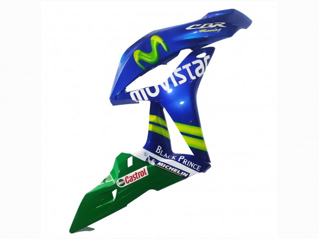 Acquista Carena Moto Honda CBR600RR 2007-2008 - Blu Verde MoviStar Castrol