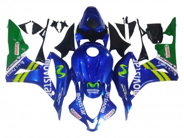 Acquista Carena Moto Honda CBR600RR 2007-2008 - Blu Verde MoviStar Castrol