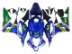 Acquista Carena Moto Honda CBR600RR 2007-2008 - Blu Verde MoviStar Castrol